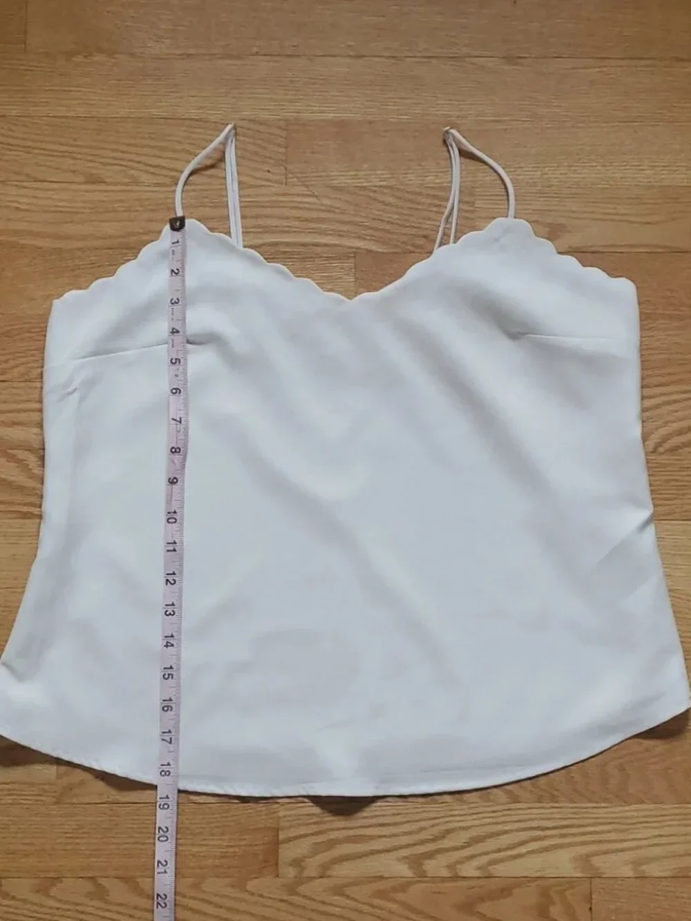 J. Crew Scalloped Hem Cami Size 12 | Scallop Hem Sleeveless Top